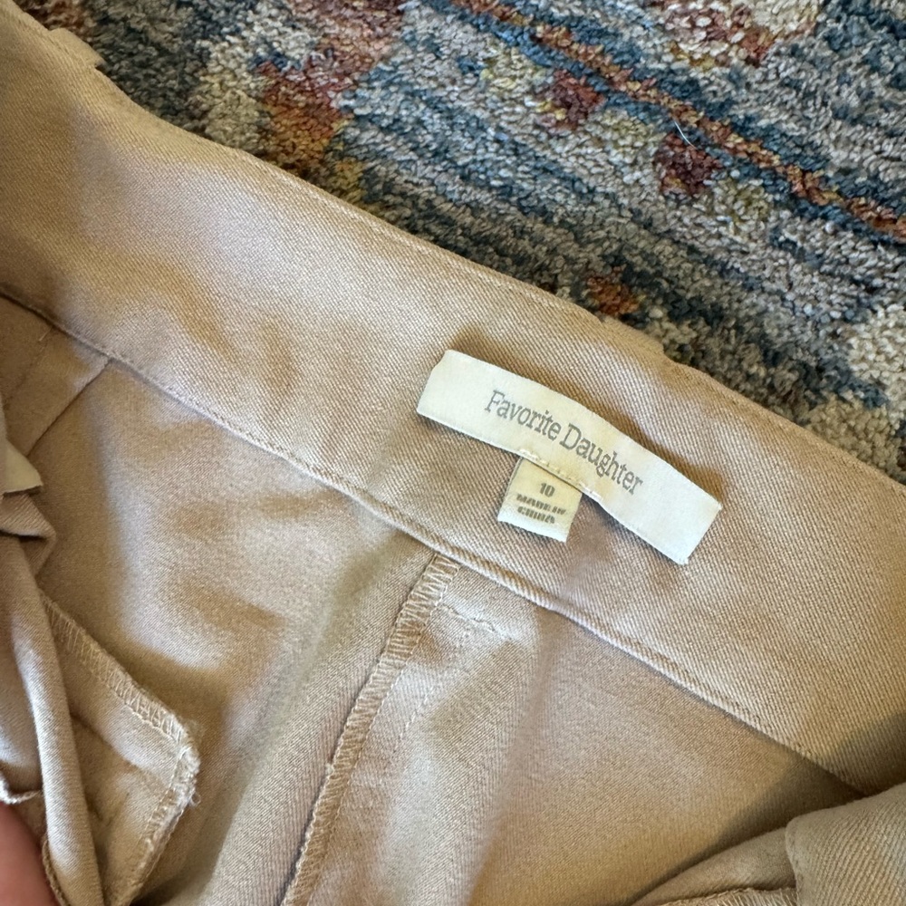 Favorite Daughter “The Favorite Pant” in Beige - Picture 5 of 5